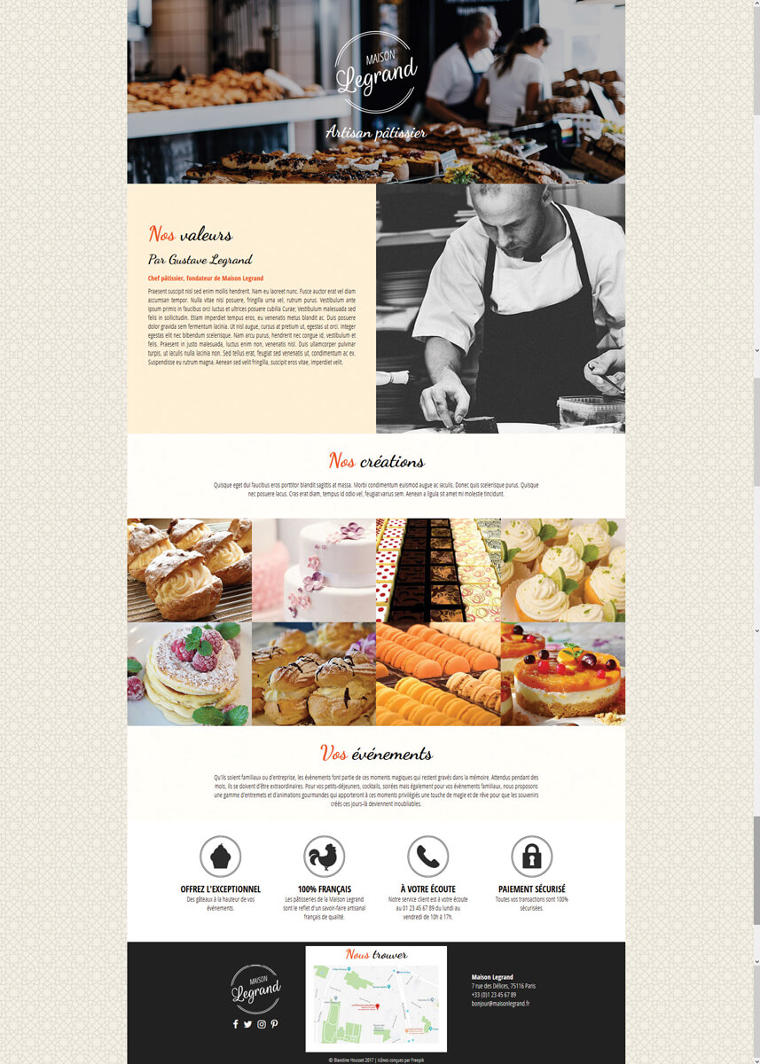 Webdesign Maison Legrand